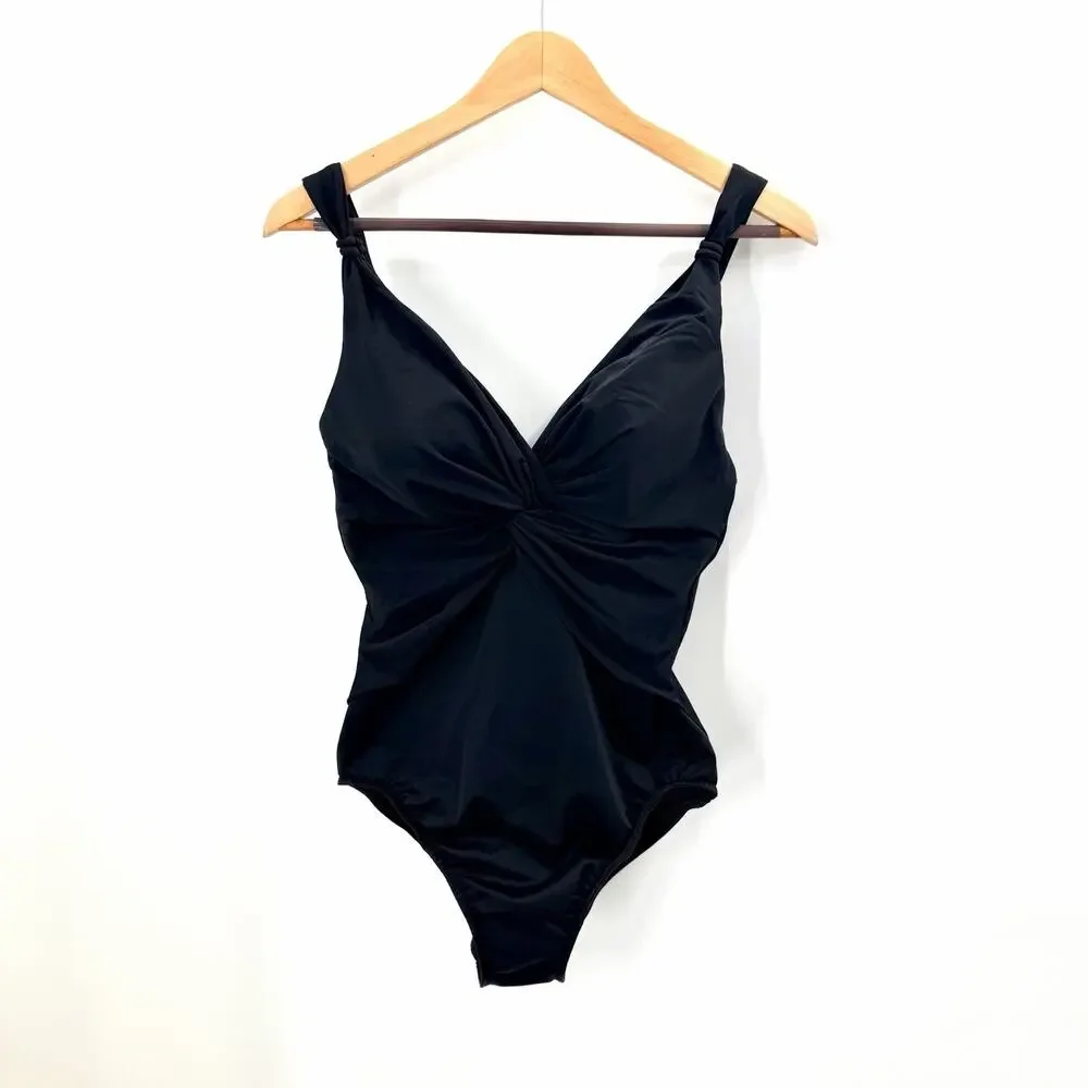 Miraclesuit black ruched